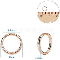 304 Stainless Steel Open Jump Rings&nbsp;STAS-PH0018-15