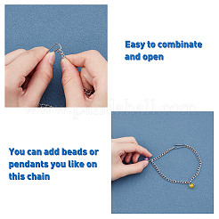 DIY 304 Stainless Steel Chain Garment Decoration Making Kits&nbsp;DIY-UN0002-39P