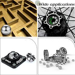 30Pcs 304 Stainless Steel Ball&nbsp;STAS-BBC0005-64A