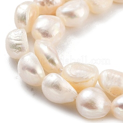 Natural Cultured Freshwater Pearl Beads Strands&nbsp;PEAR-P062-28B