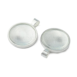 25mm Transparent Clear Domed Glass Cabochon Cover for Alloy Photo Pendant Making&nbsp;TIBEP-X0009-S-RS