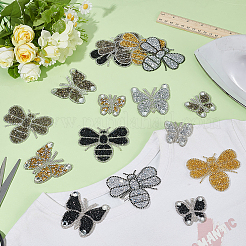 Butterfly/Bees Hotfix Rhinestone&nbsp;DIY-AR0004-60