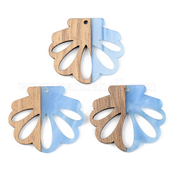 Resin & Walnut Wood Pendants&nbsp;RESI-S389-047A