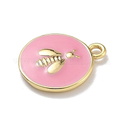 Rack Plating Brass Enamel Pendants&nbsp;KK-G515-21G