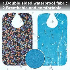 Polyester Adult Bibs for Eating&nbsp;AJEW-WH0020-62E