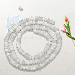 2 Strands Natural White Jade Beads Strands&nbsp;G-PA0001-24A