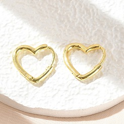 Brass Huggie Hoop Earrings&nbsp;EJEW-C502-09G