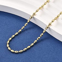 2.5MM Brass Oval Link Chain Necklaces&nbsp;X-NJEW-M108-20G