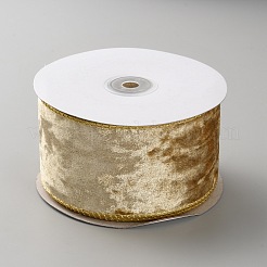 Polyester Velvet Ribbons&nbsp;SRIB-WH0011-321