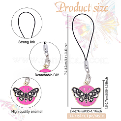 Alloy Enamel Mobile Straps Pendants&nbsp;HJEW-HY00064