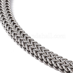 Non-Tarnish 304 Stainless Steel Snake Chain Necklace with Lobster Claw Clasps for Men Women&nbsp;STAS-K249-03C-P