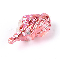 UV Plating Opaque Acrylic Shell Shape Big Pendants&nbsp;SACR-T018-35C