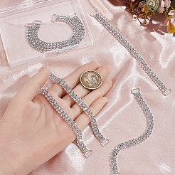 6Pcs Alloy & Resin Rhinestones Bikini Buckle Chain&nbsp;DIY-CY0003-22