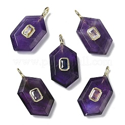 Natural Mixed Stone Faceted Pendants&nbsp;G-F819-01G