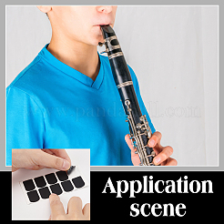4 Styles Food Grade Silicone Saxophone & Clarinet Mouthpiece Cushions&nbsp;AJEW-NB0006-31