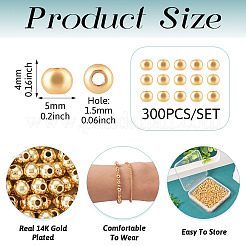 Rack Plating Brass Beads&nbsp;KK-TA0001-88G-04