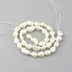 Natural Cultured Freshwater Pearl Beads Strands&nbsp;PEAR-R064-55