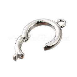 Brass Fold Over Clasps&nbsp;KK-D356-09P