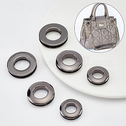 18Pcs 3 Style Alloy Grommet Eyelet Findings&nbsp;FIND-WR0006-18B