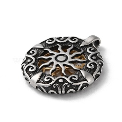 Ion Plating(IP) 304 Stainless Steel Pendants&nbsp;STAS-D014-20AS