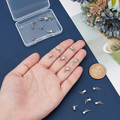 20Pcs 201 Stainless Steel Screw Eye Pin Peg Bails&nbsp;STAS-LP0001-21