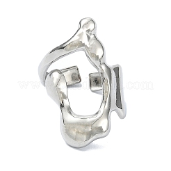 304 Stainless Steel Cuff Rings for Women&nbsp;RJEW-M019-05P