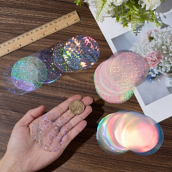 240Pcs Transparent Plastic Film for Badge&nbsp;DIY-CP0013-96