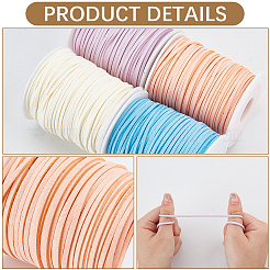 4 Rolls 4 Colors Flat Faux Suede Cord&nbsp;LW-CL0001-04A