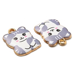 Printed Alloy Pendants&nbsp;ENAM-L042-07G-02