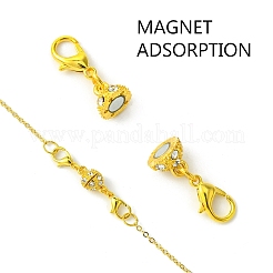 Brass/Alloy Rhinestone Magnetic Clasps&nbsp;DIY-YW0009-48