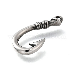Non-Tarnish 304 Stainless Steel Hook Clasps&nbsp;STAS-C109-04AS