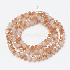 Electroplate Glass Beads Strands&nbsp;EGLA-A034-J2mm-J02