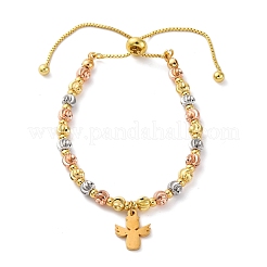 Brass Slider Bracelets&nbsp;BJEW-C090-02G-B