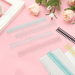 Plastic Loose Leaf Book Binder Hinged Rings&nbsp;AJEW-GF0015-32A