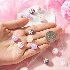 12Pcs 4 Colors Handmade Lampwork Beads&nbsp;LAMP-TA0002-81A