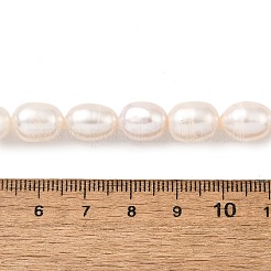 Natural Cultured Freshwater Pearl Beads Strands&nbsp;PEAR-I007-01E-06A