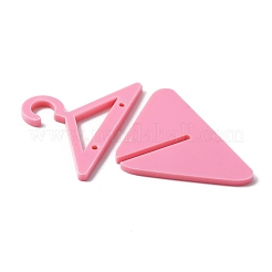 Opaque Acrylic Earring Display Stands&nbsp;EDIS-WH0029-14D