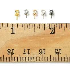 40Pcs 5 Colors Brass Cup Peg Bails Pendants&nbsp;KK-FS0001-25