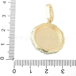 Brass Enamel Pendants&nbsp;LS-KK-F886-03G-05