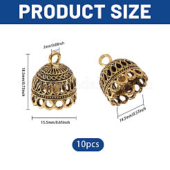 Zinc Alloy Pendant Bails&nbsp;FIND-CA0011-53AG