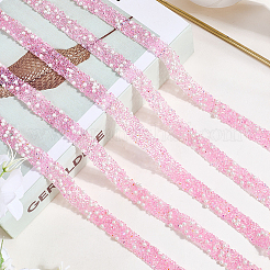 Self Adhesive Resin Rhinestone & Plastic Tape&nbsp;DIY-WH20081-008A