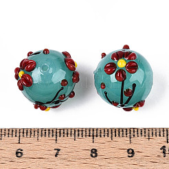 Handmade Lampwork Enamel Beads&nbsp;LAMP-T023-23C