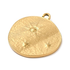 Ion Plating(IP) 304 Stainless Steel Pendant Rhinestone Settings&nbsp;STAS-C079-17G