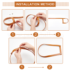 Imitation Leather Bag Handles&nbsp;FIND-WH0081-76A