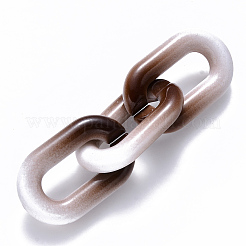 Two Tone Opaque Acrylic Linking Rings&nbsp;LS-OACR-S036-006A-M02