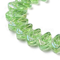 Electroplate Glass Beads Strands&nbsp;EGLA-C005-02A-AB01