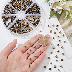 400Pcs 8 Styles Tibetan Style Alloy Spacer Beads&nbsp;FIND-NB0003-35