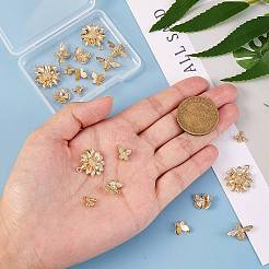 20Pcs 5 Style Brass Pendants&nbsp;KK-SZ0001-77