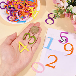 Felt Self-adhesive DIY Number Alphanumeric Stickers&nbsp;DIY-WH0933-82