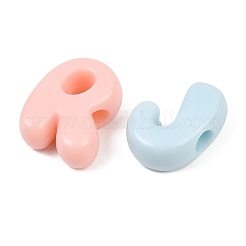 Opaque Acrylic European Beads&nbsp;AC-CBAE09B-06